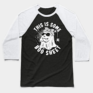 This Is Some Boo Sheet Ghost Vintage Halloween Costume Baseball T-Shirt